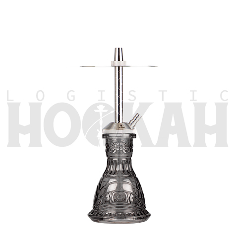 Cachimba-Mr-Shisha-Baby-Silver+Base-Rusa-Micro-Tallada-Smoke